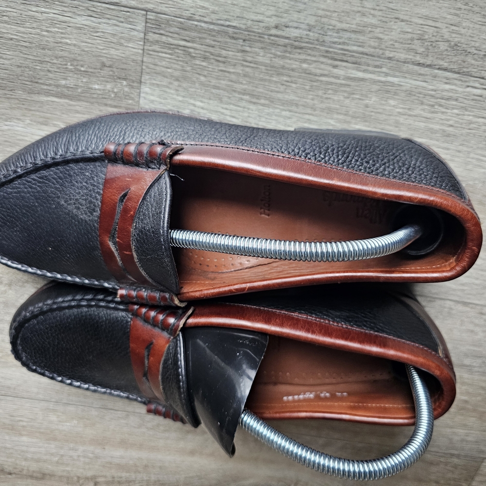 Men's Black and Brown Loafers